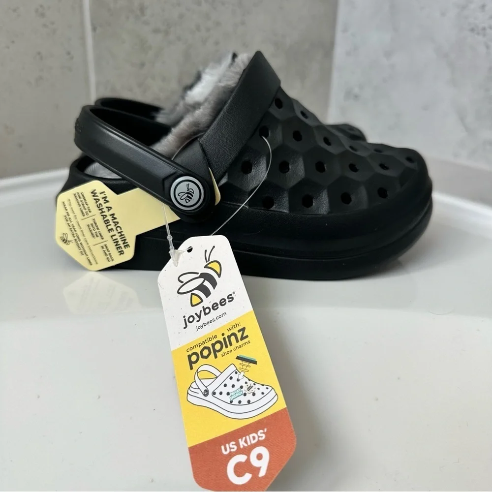 Joybees Varsity Lined Clogs Size 9 Toddler